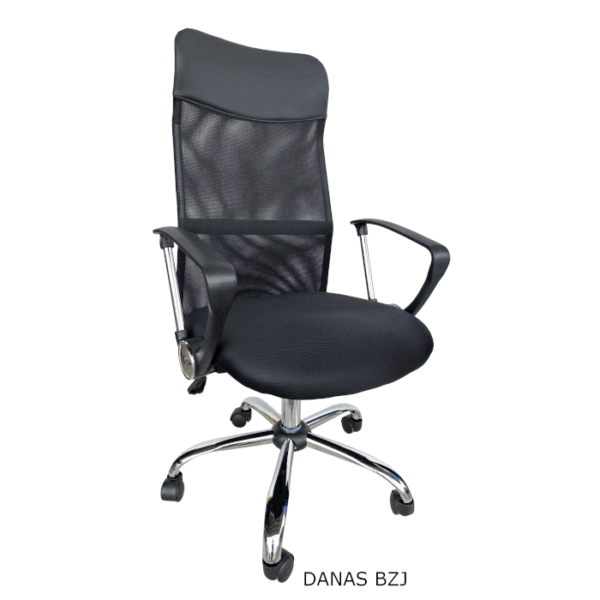 Silla ejecutiva de malla tapizada en tela