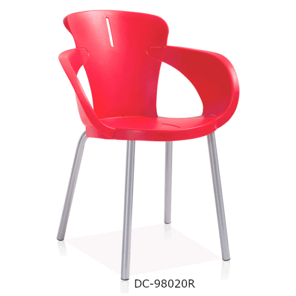 Silla de espera roja