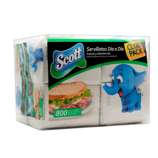 Servilletas para Cocina Cuadradas Scott de 800 unidades