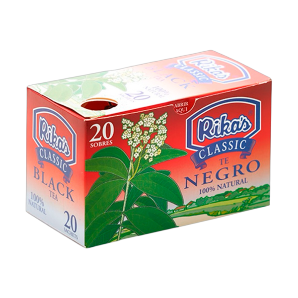 Té Rika Negro de 20 Sobres