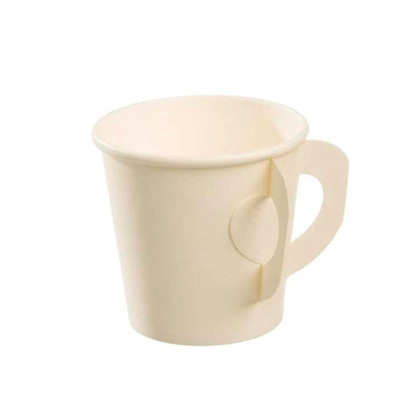 Vaso de Cartón con Asa para Café de 4 onzas Plastimar