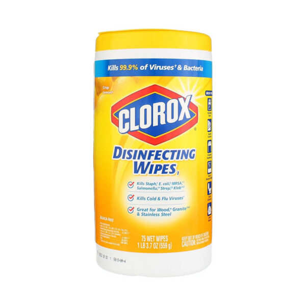 Toallitas húmedas desinfectantes CLOROX Crisp Lemon