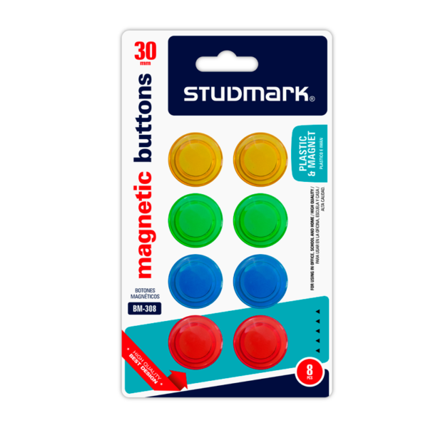 Magnetos para Pizarra de 8 piezas Studmark