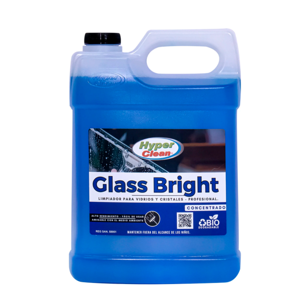Limpiador para Vidrios Glass Bright Galón Hyper Clean